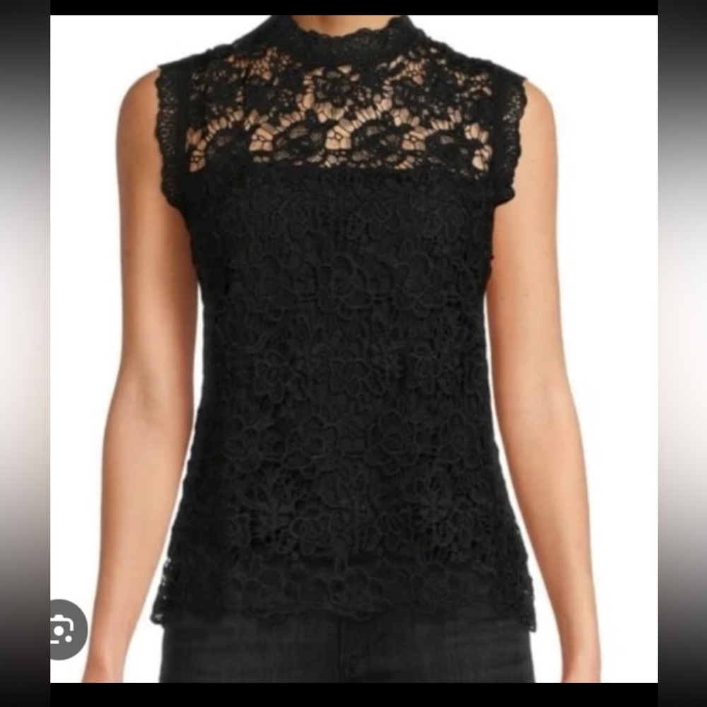 Nanette Lepore Lace Sleeveless Top